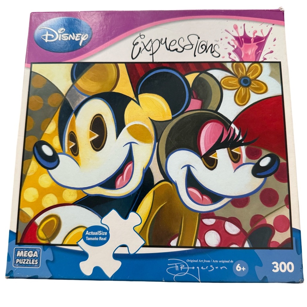 DISNEY - Expressions puzzle. Mickey & Minnie